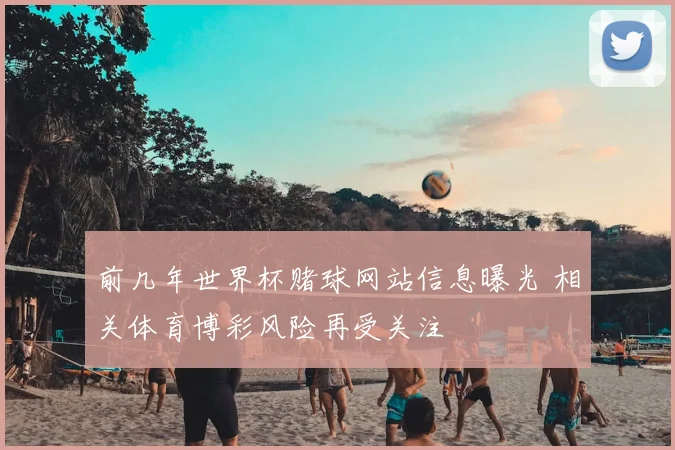 前几年世界杯赌球网站信息曝光 相关体育博彩风险再受关注